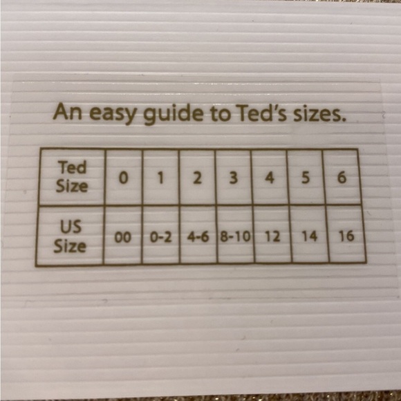 Ted Baker Niyalia V-neck Ribbed Tank Natural Metallic Size US 14 NWT - Picture 8 of 15